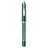 Pelikan Souveran M815 Metal Striped Green Fountain Pen (Special Edition)