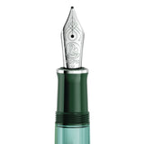 Pelikan Souveran M815 Metal Striped Green Fountain Pen (Special Edition)