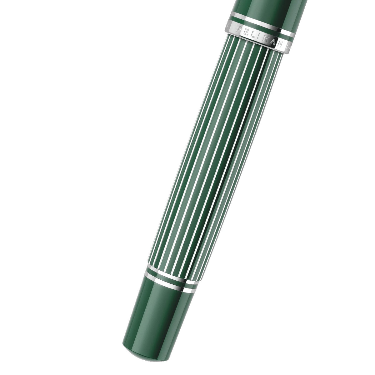 Pelikan Souveran M815 Metal Striped Green Fountain Pen (Special Edition)