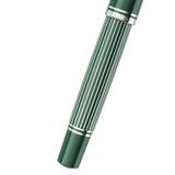 Pelikan Souveran M815 Metal Striped Green Fountain Pen (Special Edition)