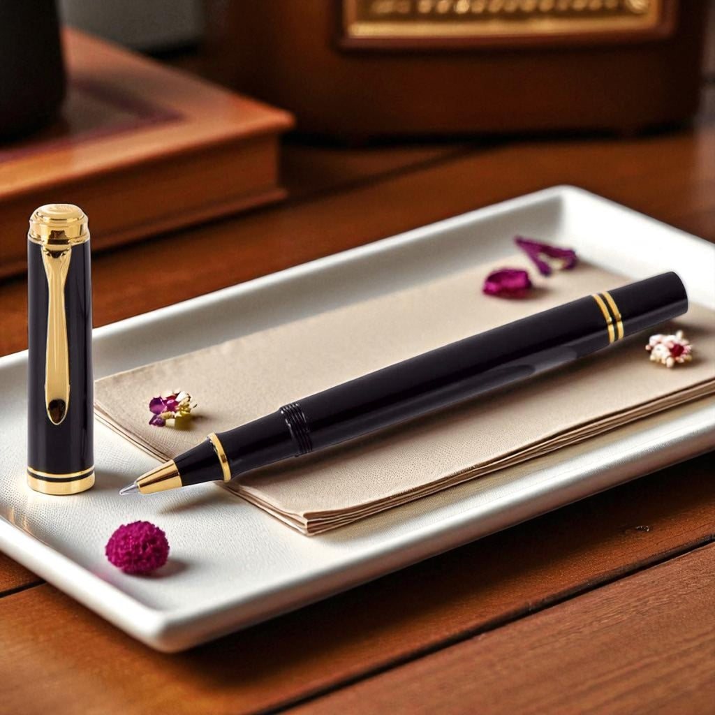 Pelikan Souveran R400 Black Roller Ball Pen 987958