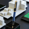 Pelikan Souveran R600 Black/Blue Roller Ball Pen 988246