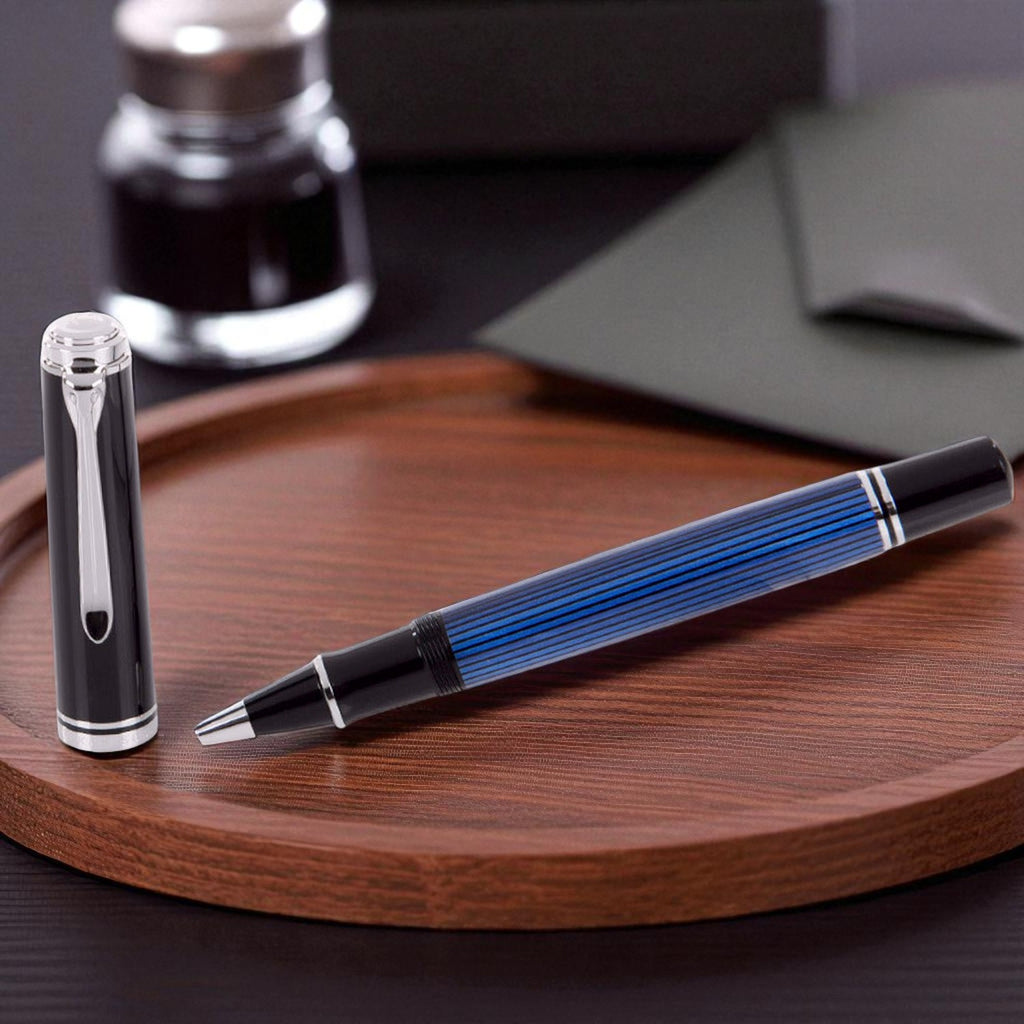Pelikan Souveran R805 Black/Blue Roller Ball Pen 933663