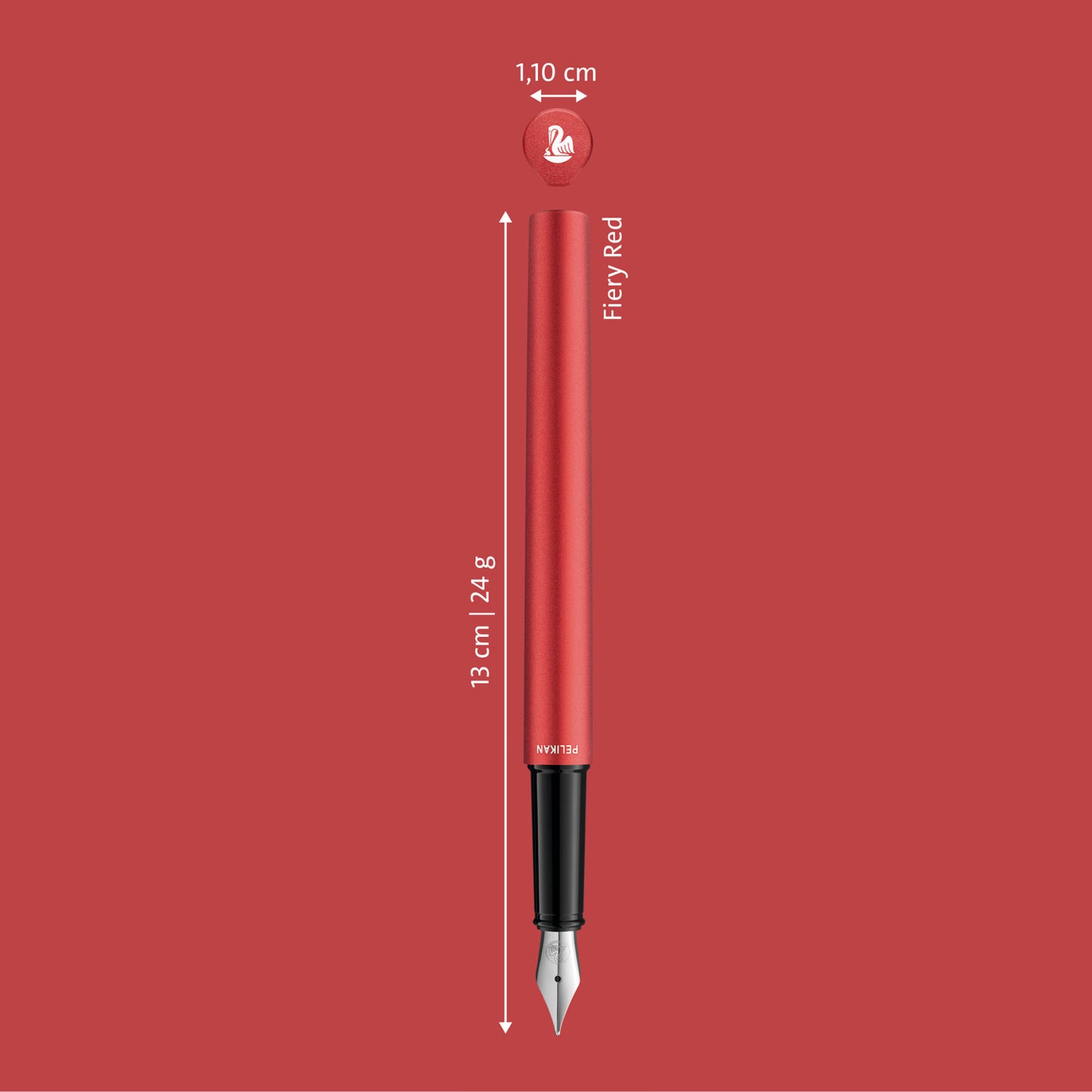 Pelikan Ineo P6 Fiery Red Fountain Pen