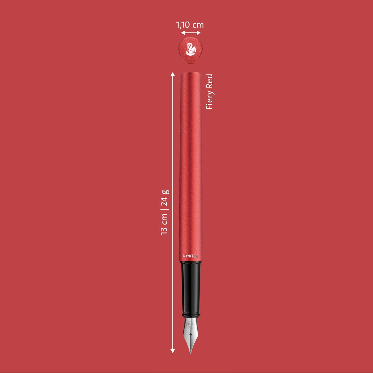 Pelikan Ineo P6 Fiery Red Fountain Pen