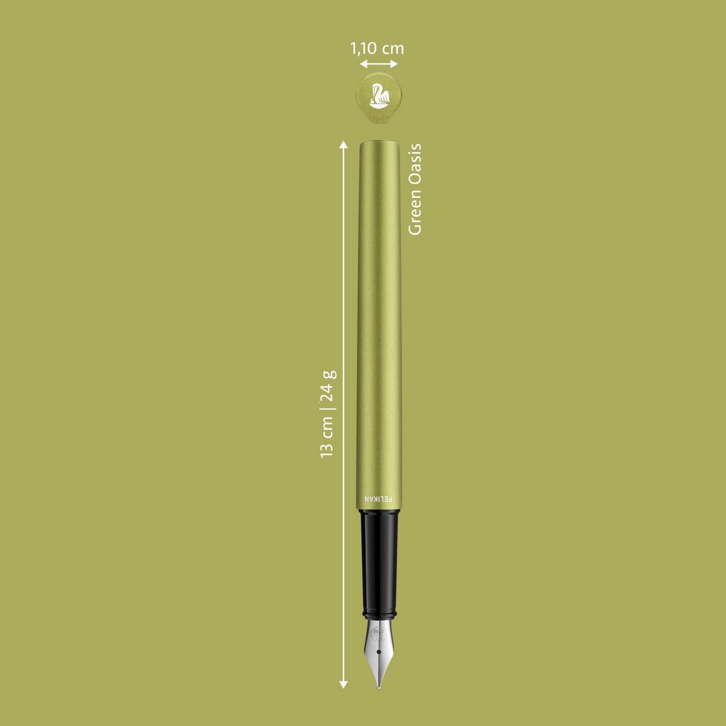 Pelikan Ineo P6 Green Oasis Fountain Pen