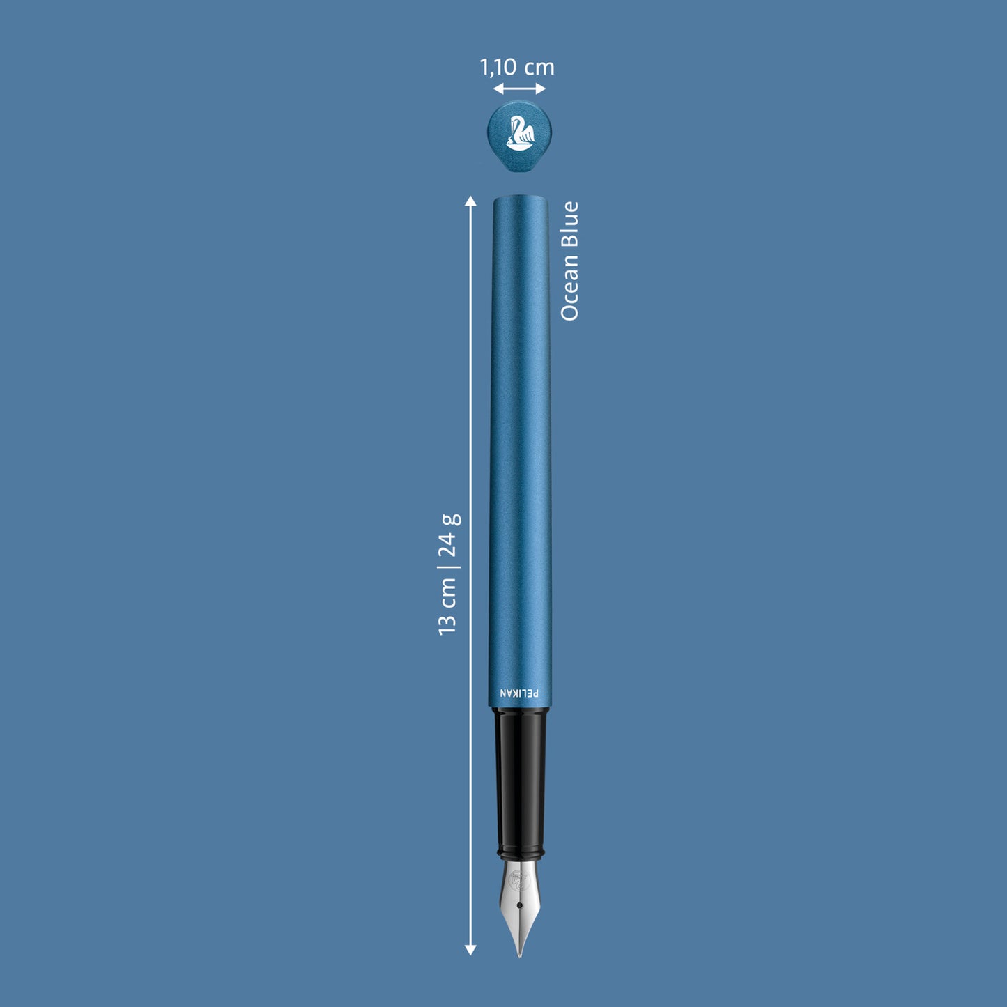 Pelikan Ineo P6 Ocean Blue Fountain Pen
