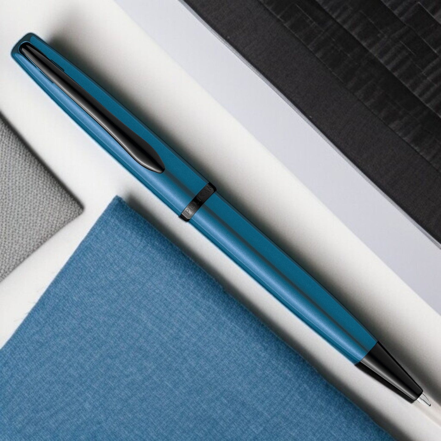 Pelikan Jazz Noble Elegance K36 Aquamarine PVD Ballpoint Pen 826600
