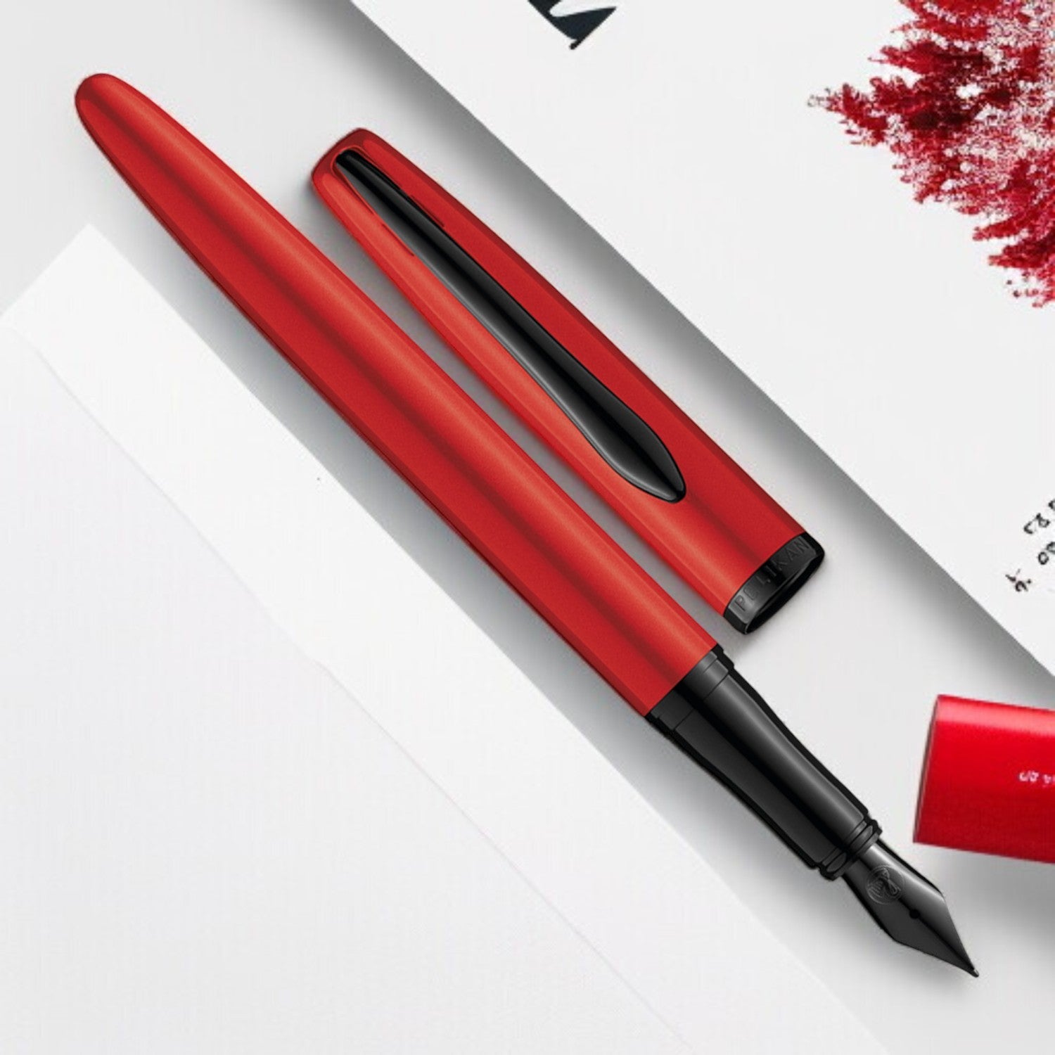 Pelikan Jazz Noble Elegance P36 Red PVD Fountain Pen