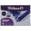 Pelikan TP/6 Short Ink Cartridge (Royal Blue - Pack of 16) 311084_16