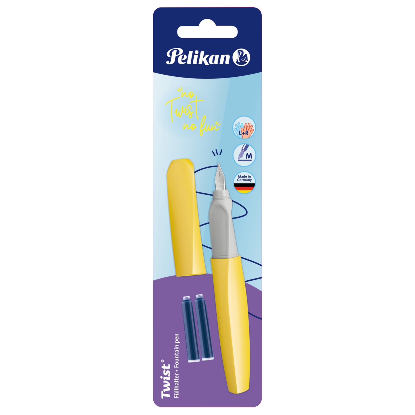Pelikan Twist Bright Sunshine Fountain Pen