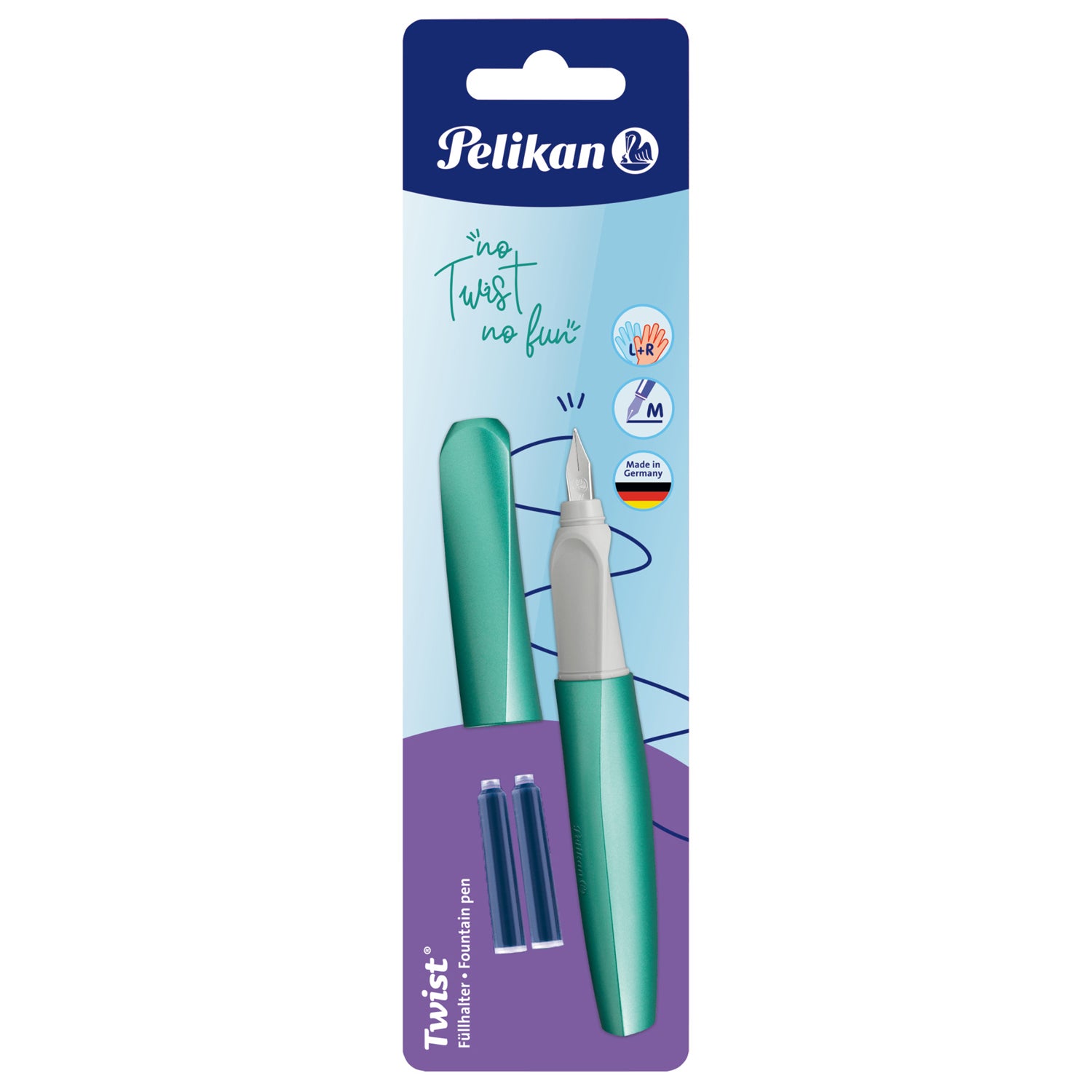Pelikan Twist Cold Alaska Fountain Pen