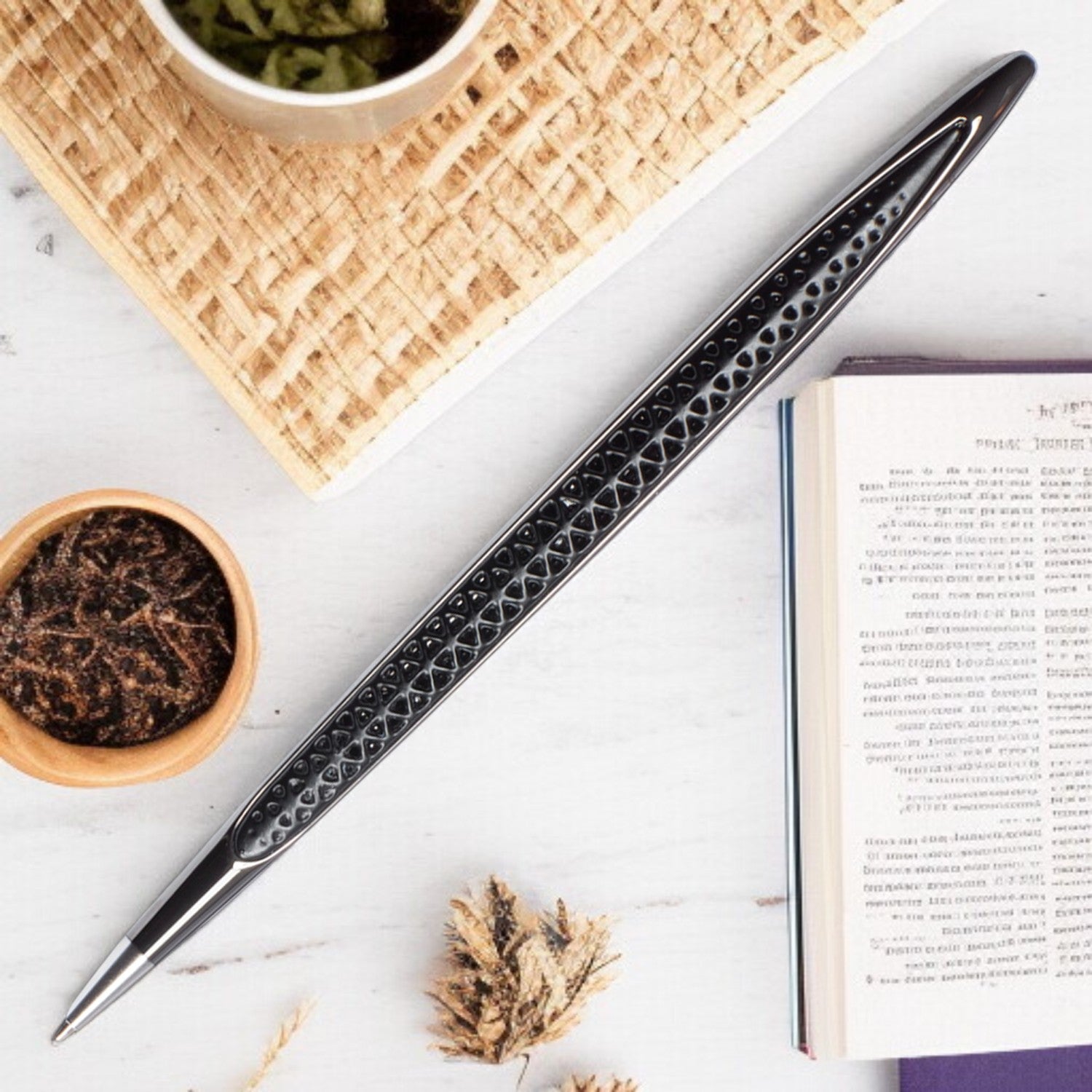 Pininfarina Segno Cambiano Transitions Black Ballpoint Pen PFCBTRBLINK