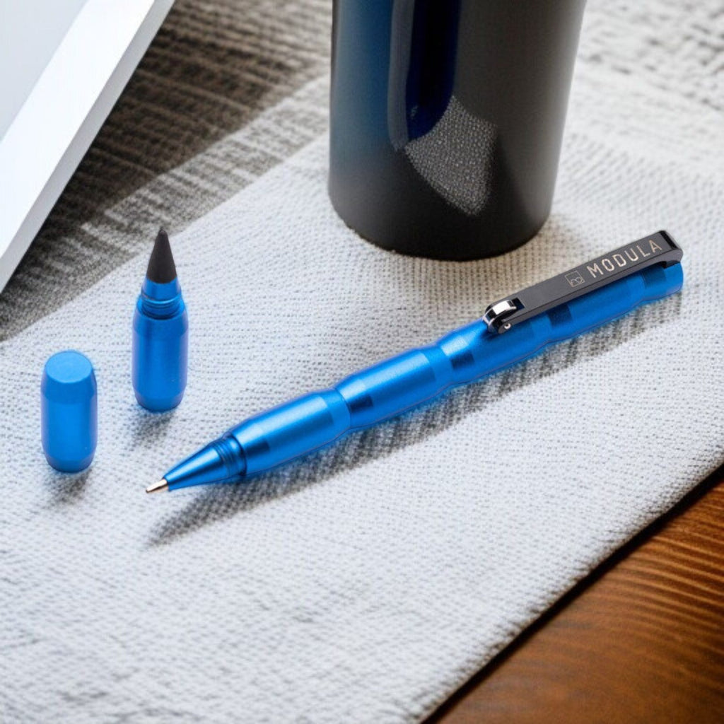 Pininfarina Segno Forever Modula Blue PVD Multifunction Pen NPKRE01790