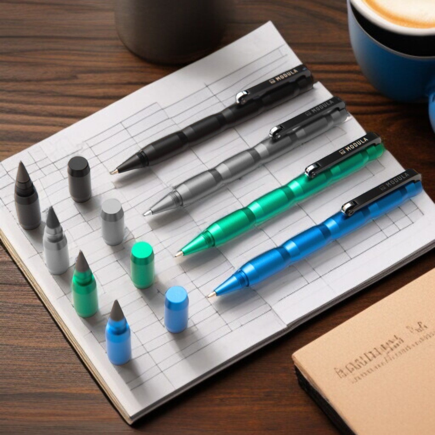 Pininfarina Segno Forever Modula Black PVD Multifunction Pen NPKRE01789