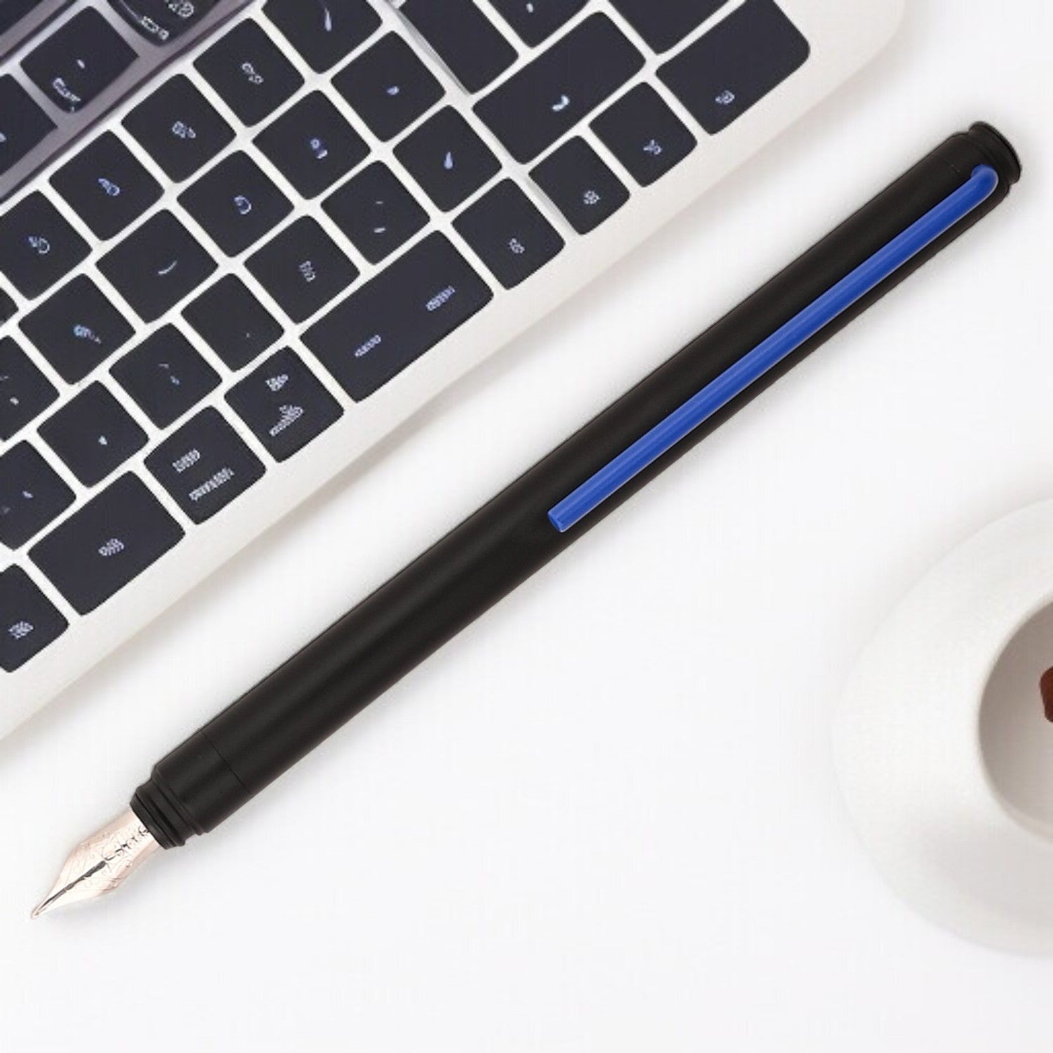 Pininfarina Segno Grafeex Blue PVD Fountain Pen