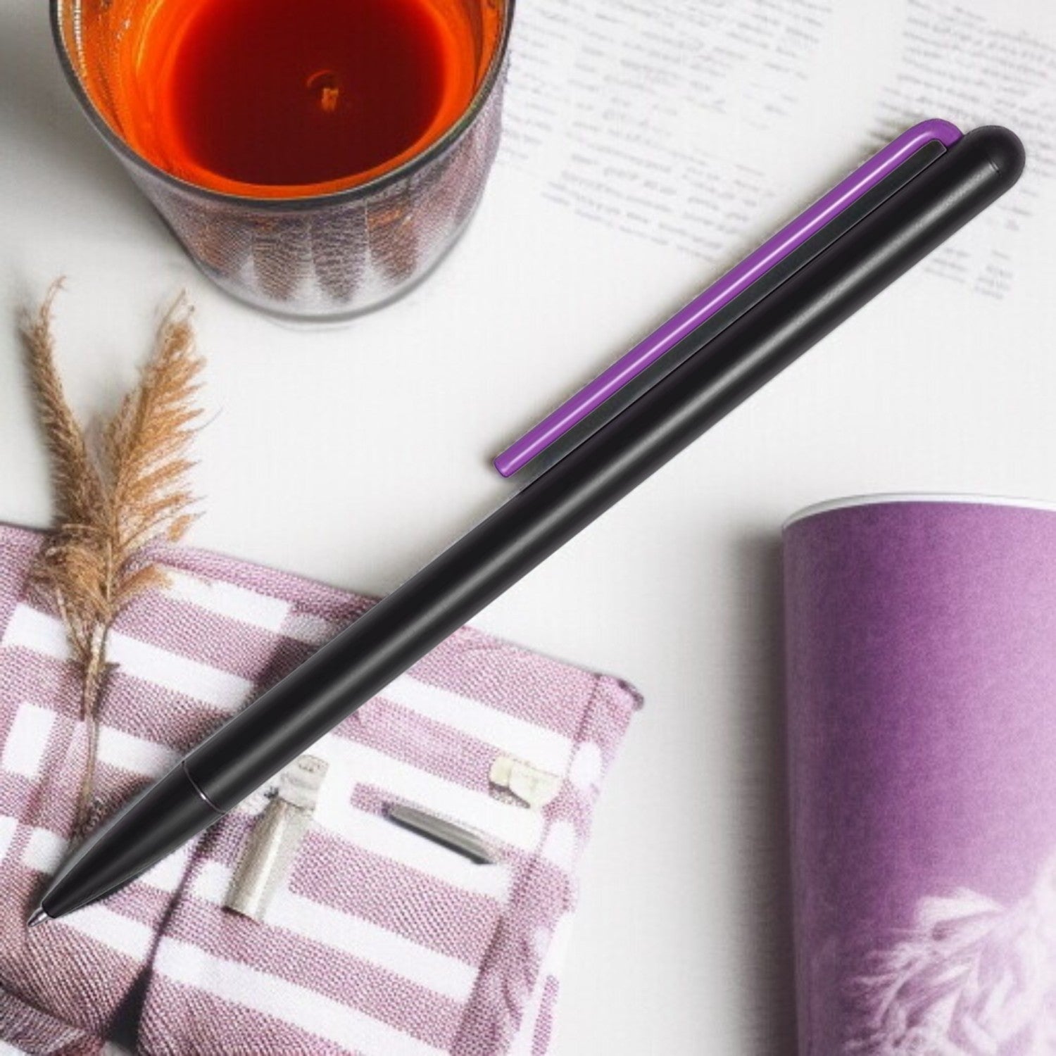 Pininfarina Segno Grafeex Purple PVD Ballpoint Pen GFX002VI