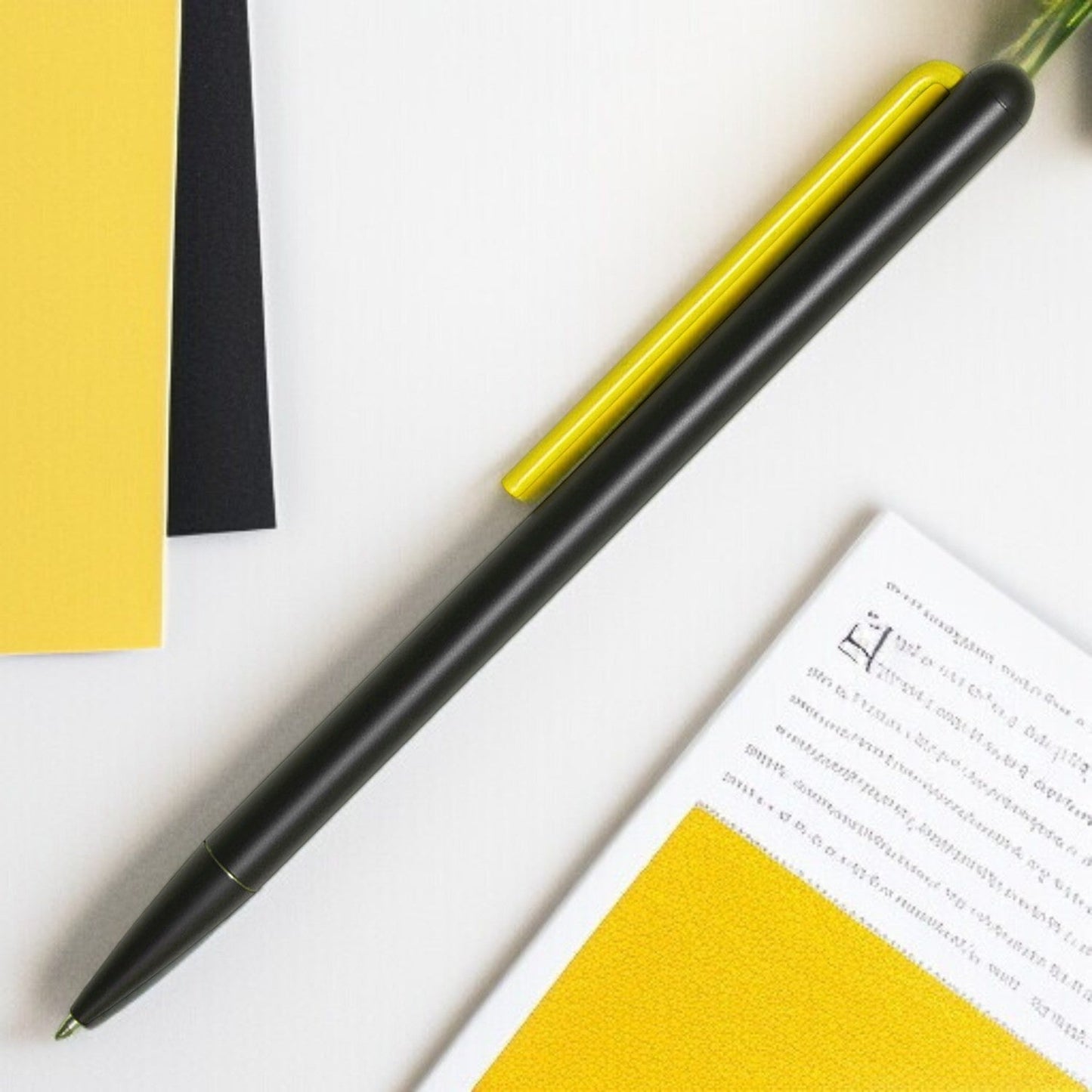Pininfarina Segno Grafeex Yellow PVD Ballpoint Pen GFX002GI