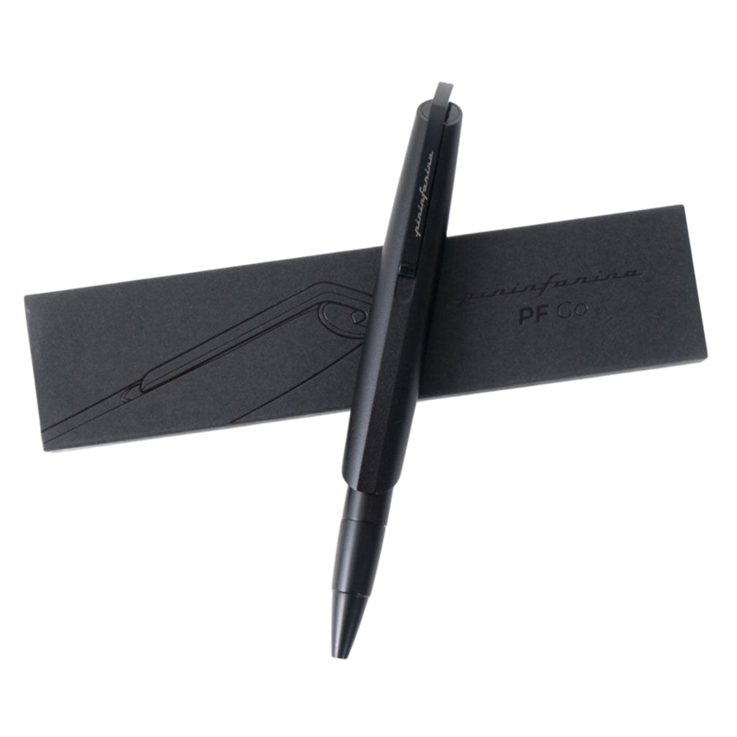 Pininfarina Segno Pf Go Black PVD Ballpoint Pen PFGOBPBK