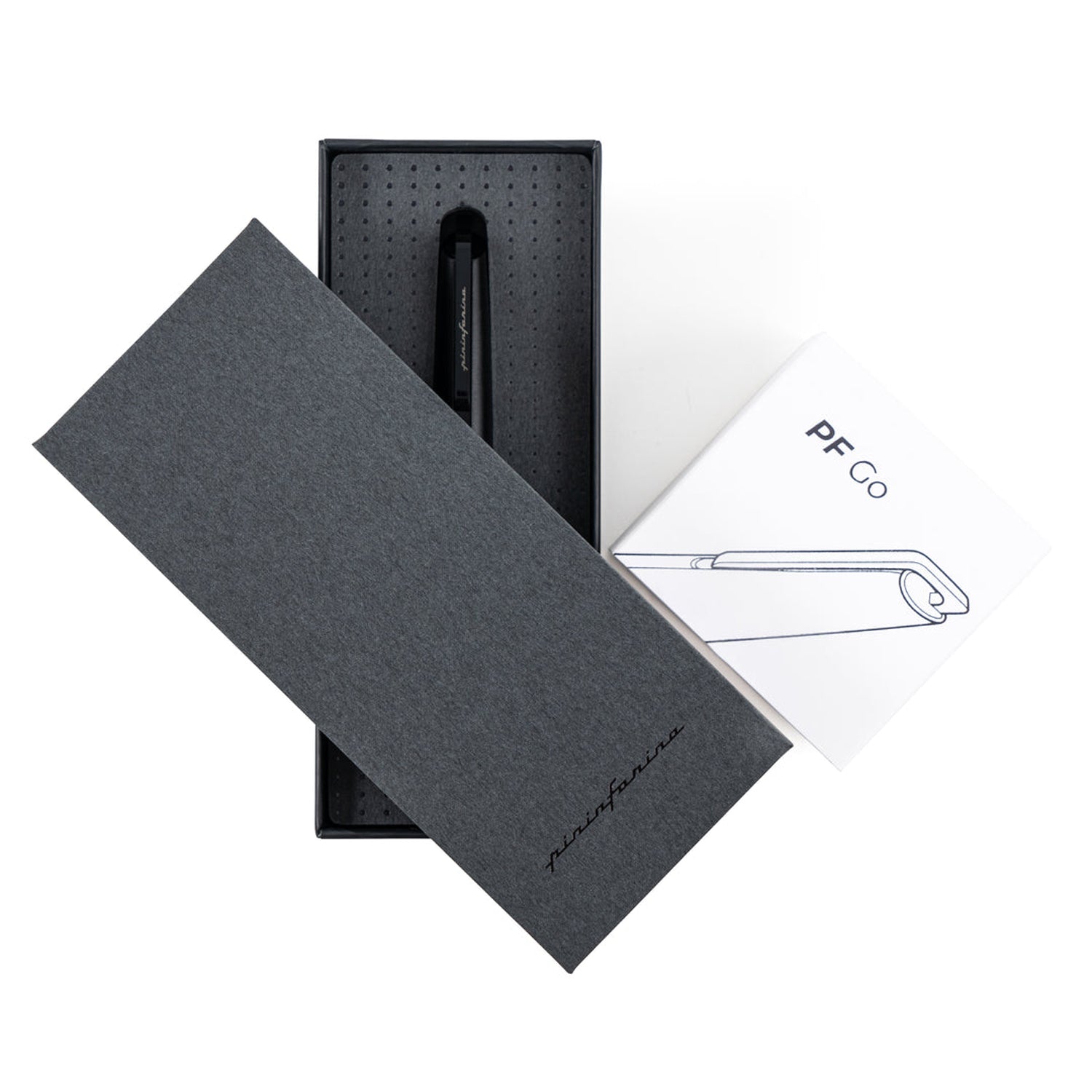 Pininfarina Segno Pf Go Black PVD Fountain Pen