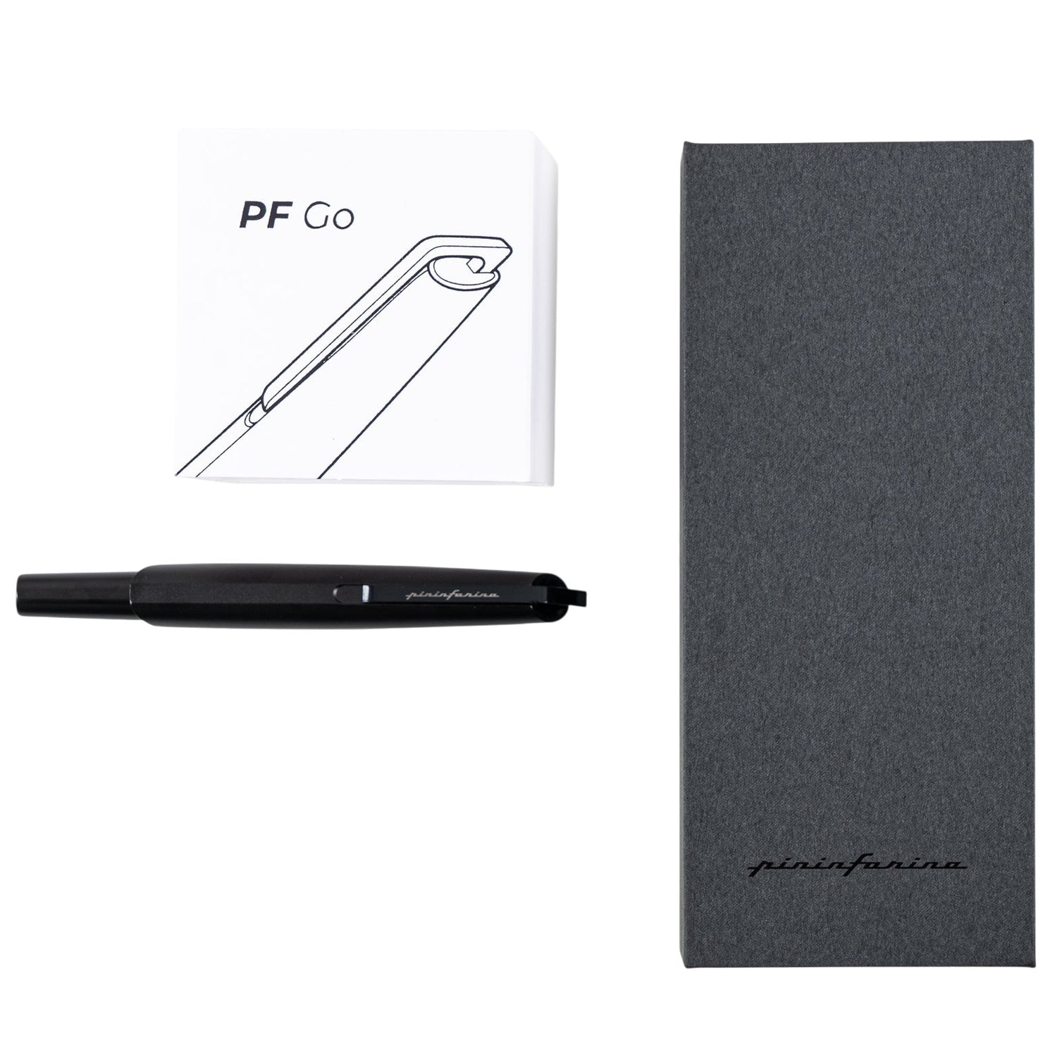 Pininfarina Segno Pf Go Black PVD Roller Ball Pen PFGORPBK