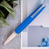 Pininfarina Segno Pf Go Blue PVD Roller Ball Pen PFGORPBL
