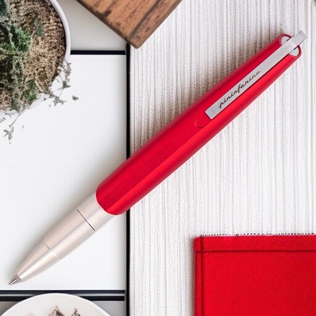 Pininfarina Segno Pf Go Red PVD Ballpoint Pen PFGOBPRO