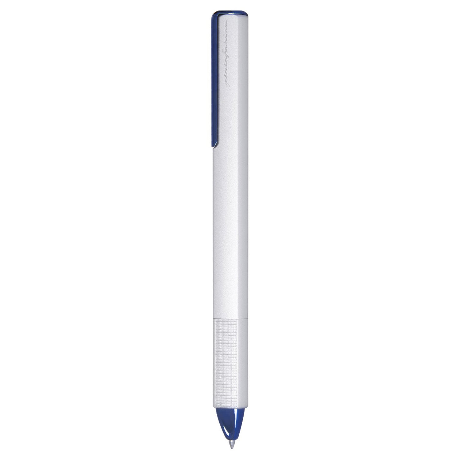 Pininfarina Segno Pf One Blue Silver PVD Ballpoint Pen NPKRE01721