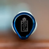 Pininfarina Segno Pf One Blue Silver PVD Ballpoint Pen NPKRE01721