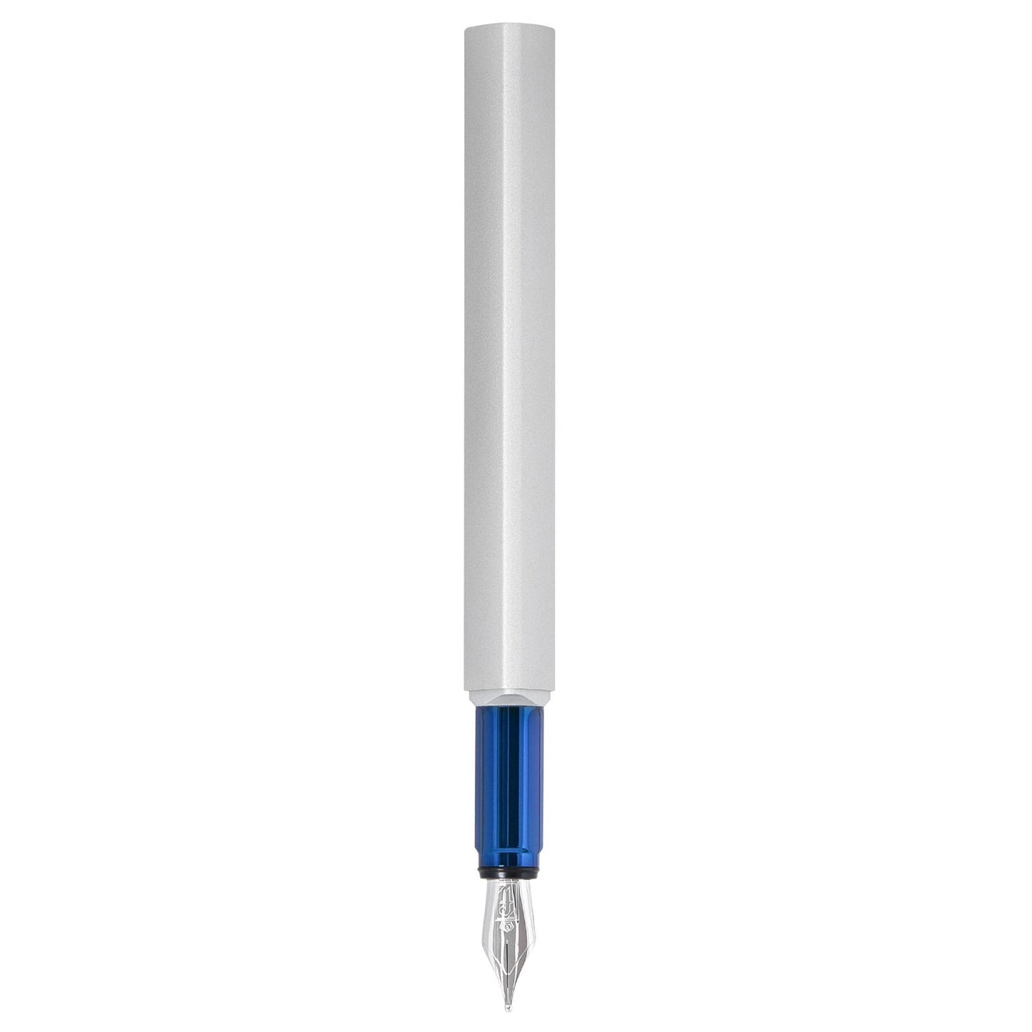 Pininfarina Segno Pf One Blue Silver PVD Fountain Pen