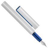 Pininfarina Segno Pf One Blue Silver PVD Fountain Pen