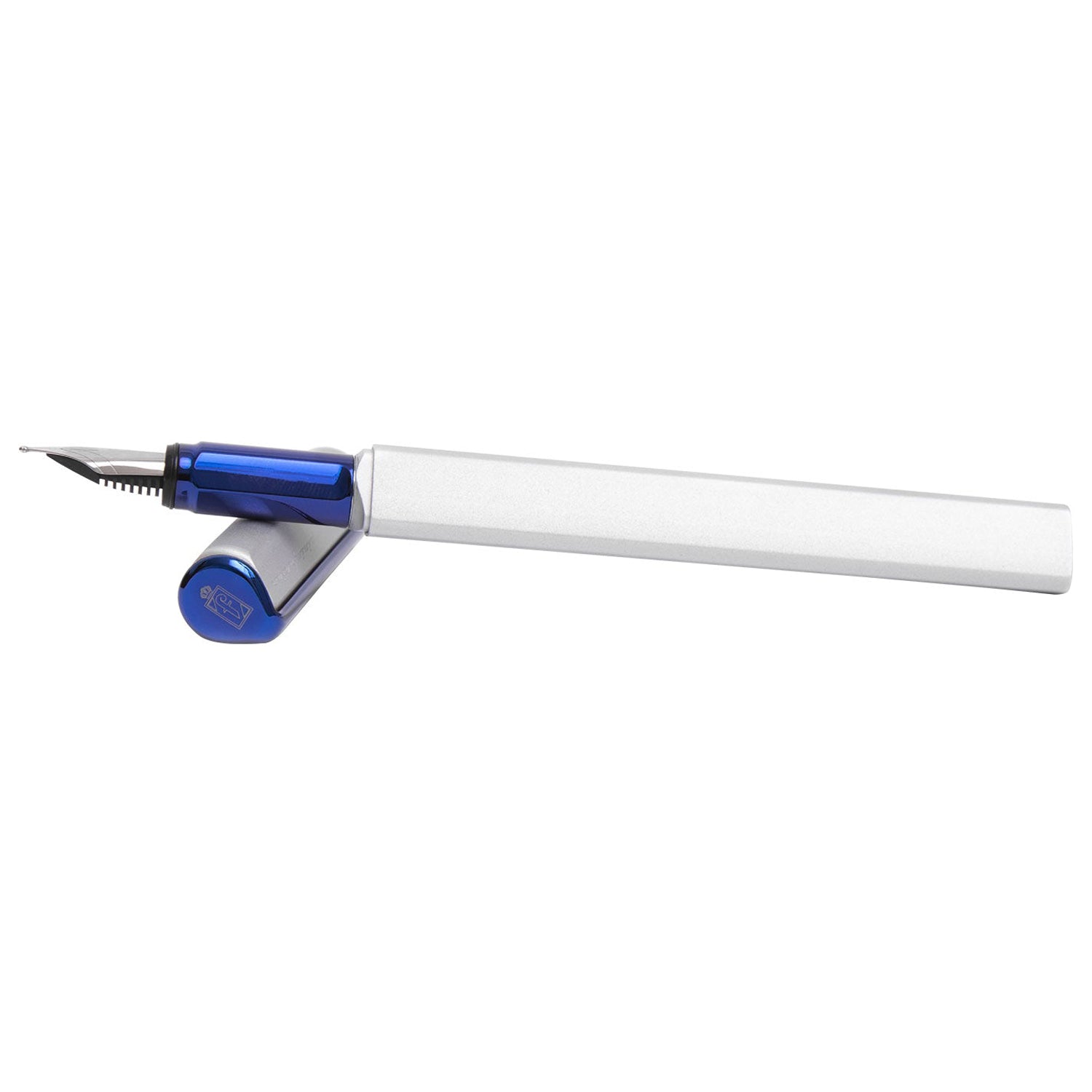 Pininfarina Segno Pf One Blue Silver PVD Fountain Pen