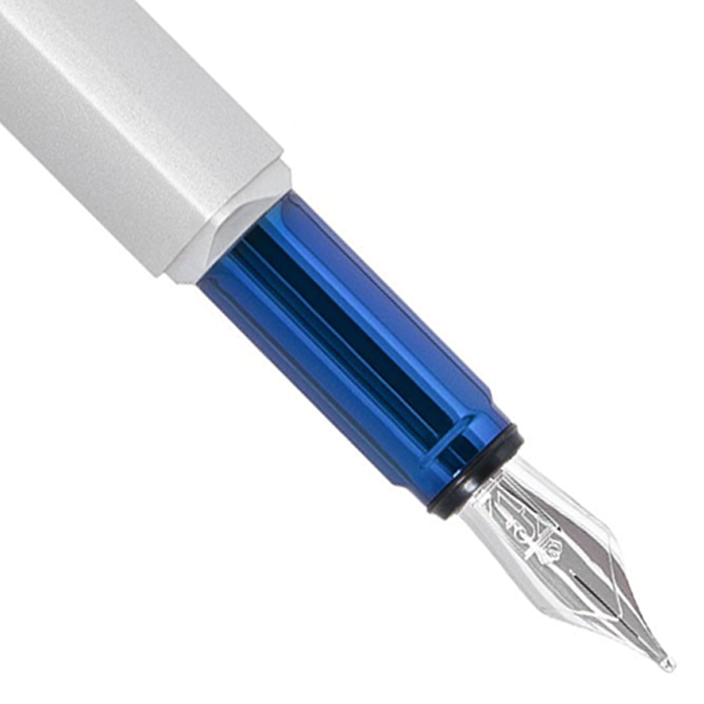 Pininfarina Segno Pf One Blue Silver PVD Fountain Pen