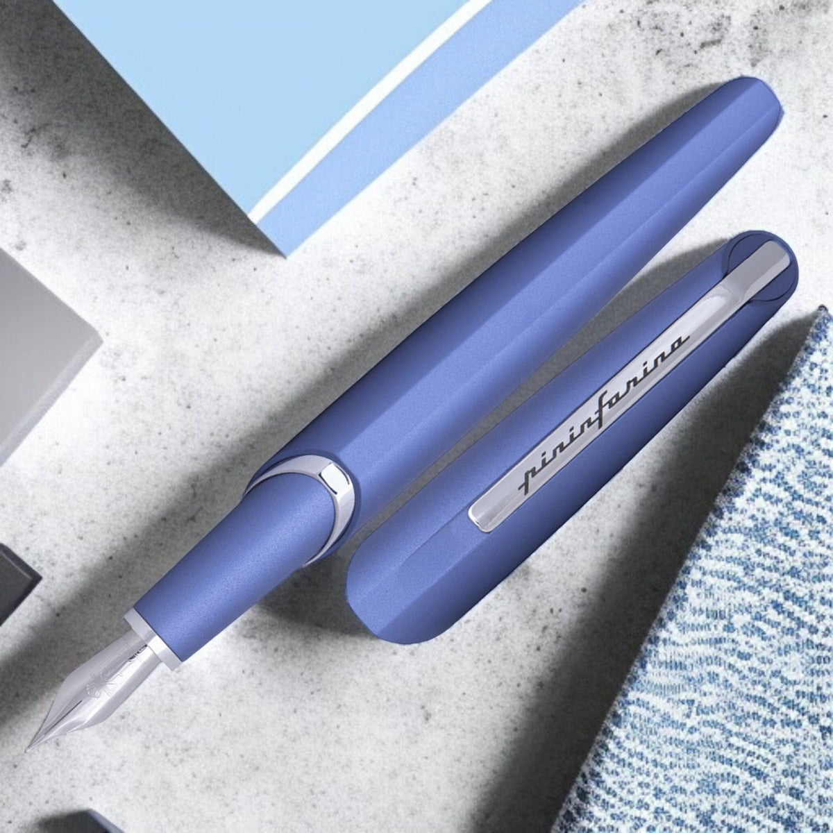 Pininfarina Segno Pf Two Blue CT Fountain Pen