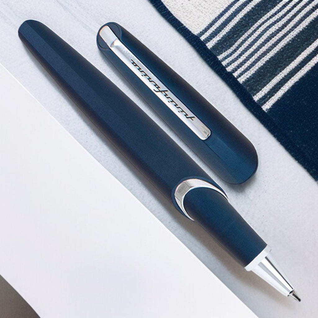Pininfarina Segno Pf Two Dark Blue CT Roller Ball Pen NPKRE01794