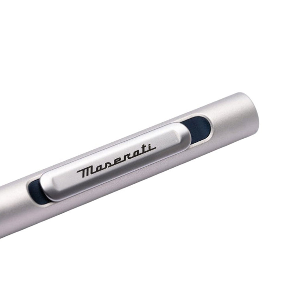 Pininfarina Maserati Slider - Bolígrafo Plateado De Lujo Para Escritura Elegante