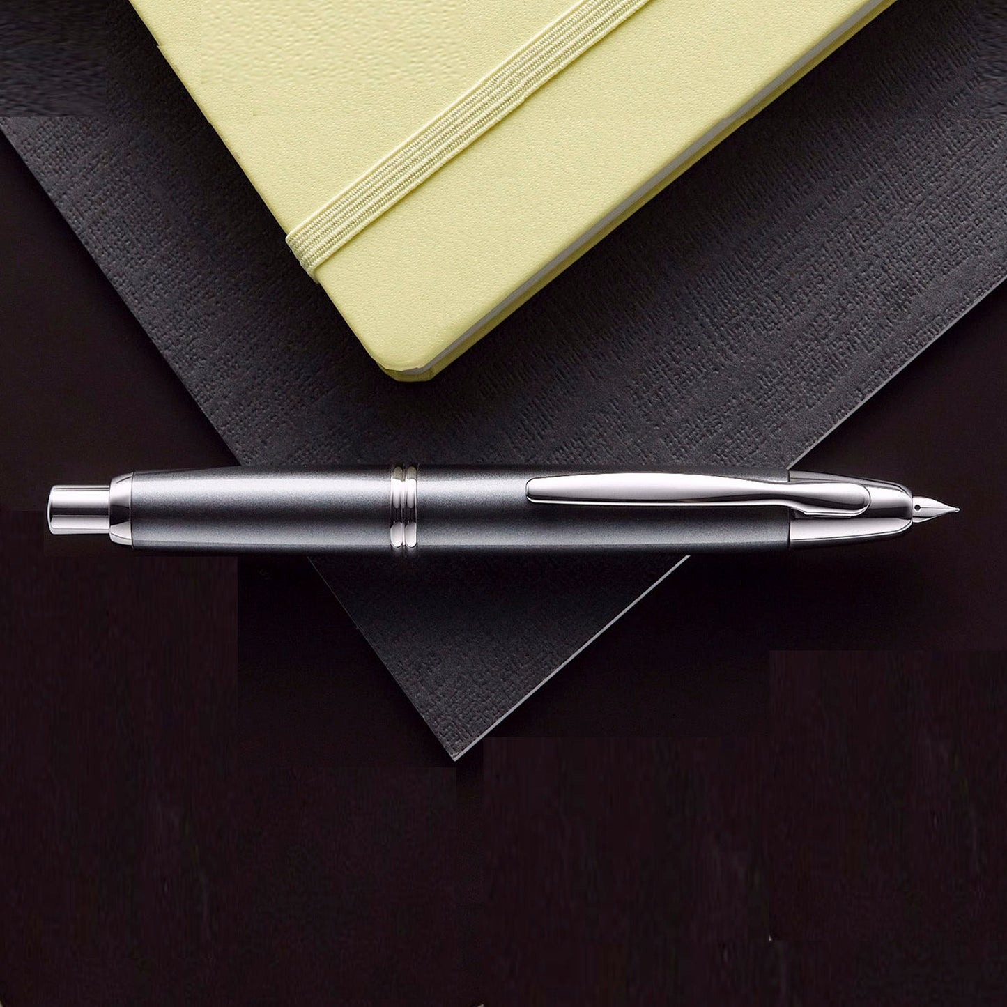 Pilot Capless Dark Gray/Rhodium CT Fountain Pen