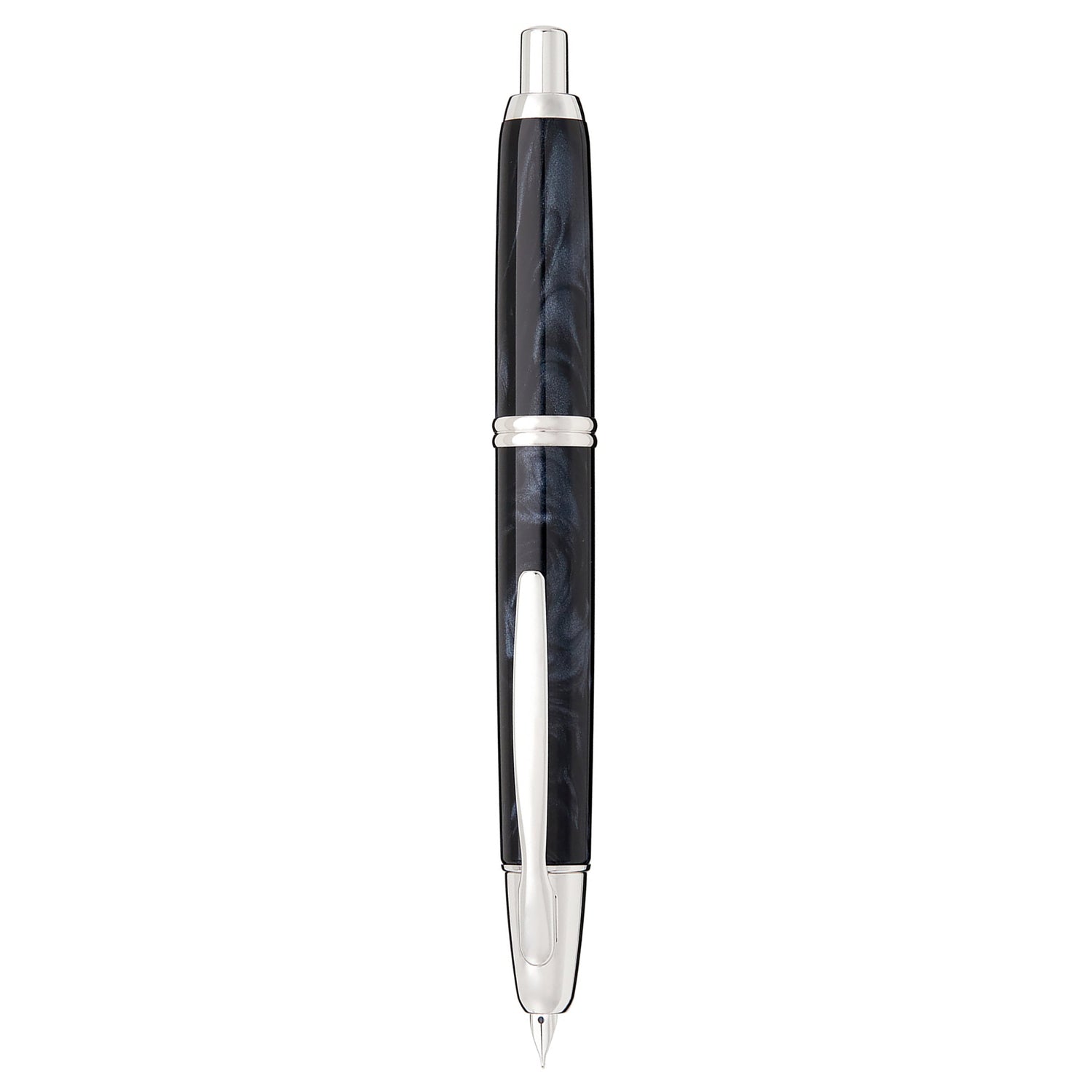 Pilot Capless Marble Black CT Fountain Pen (Special Edition)