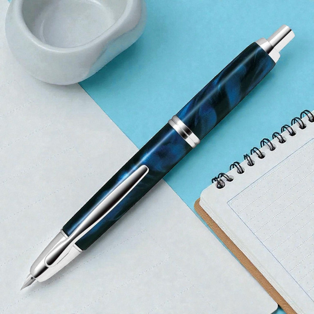 Pilot Capless Marble Blue CT Fountain Pen (Special Edition)