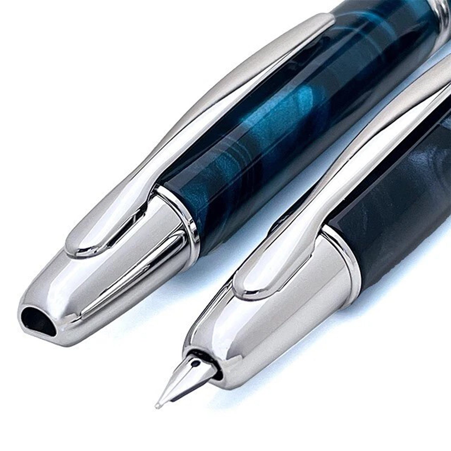 Pilot Capless Marble Blue CT Fountain Pen (Special Edition)