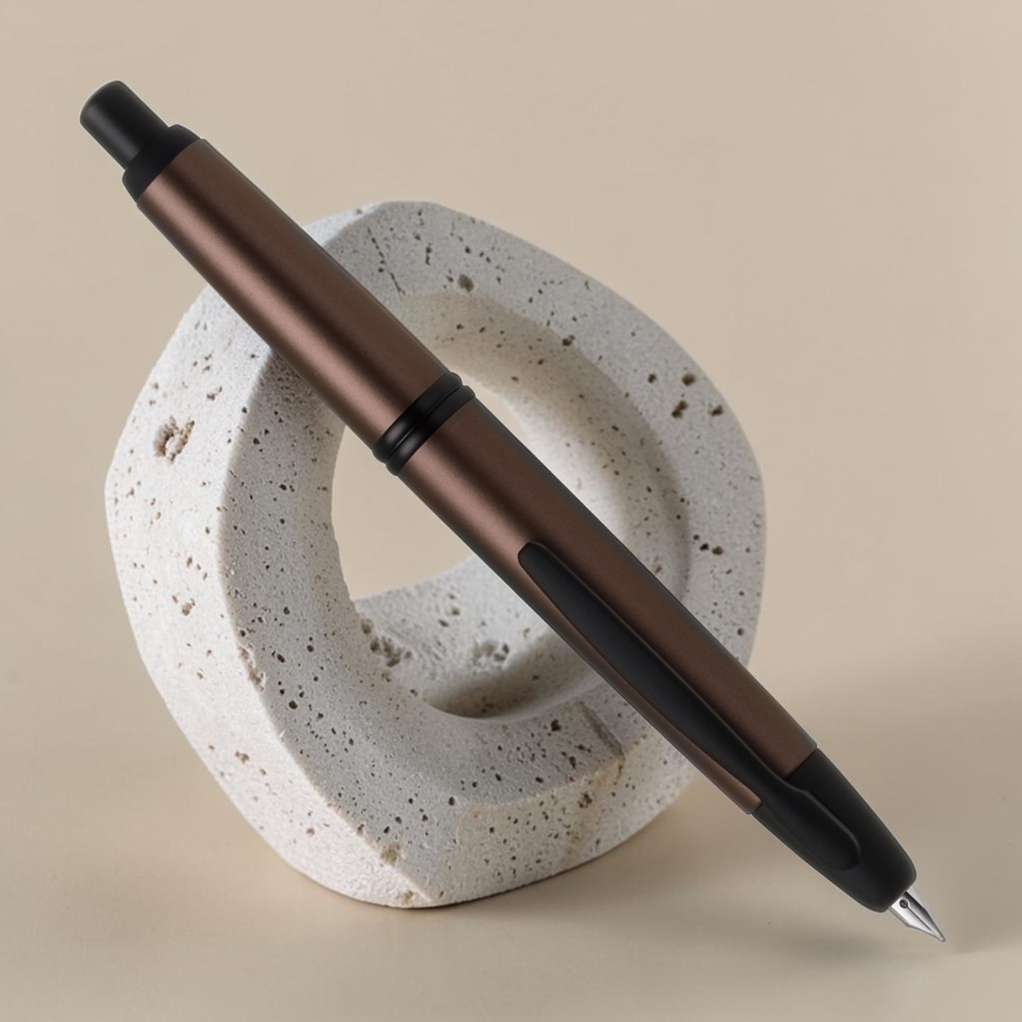 Pilot Capless Matte Copper PVD Fountain Pen (Limited Edition)