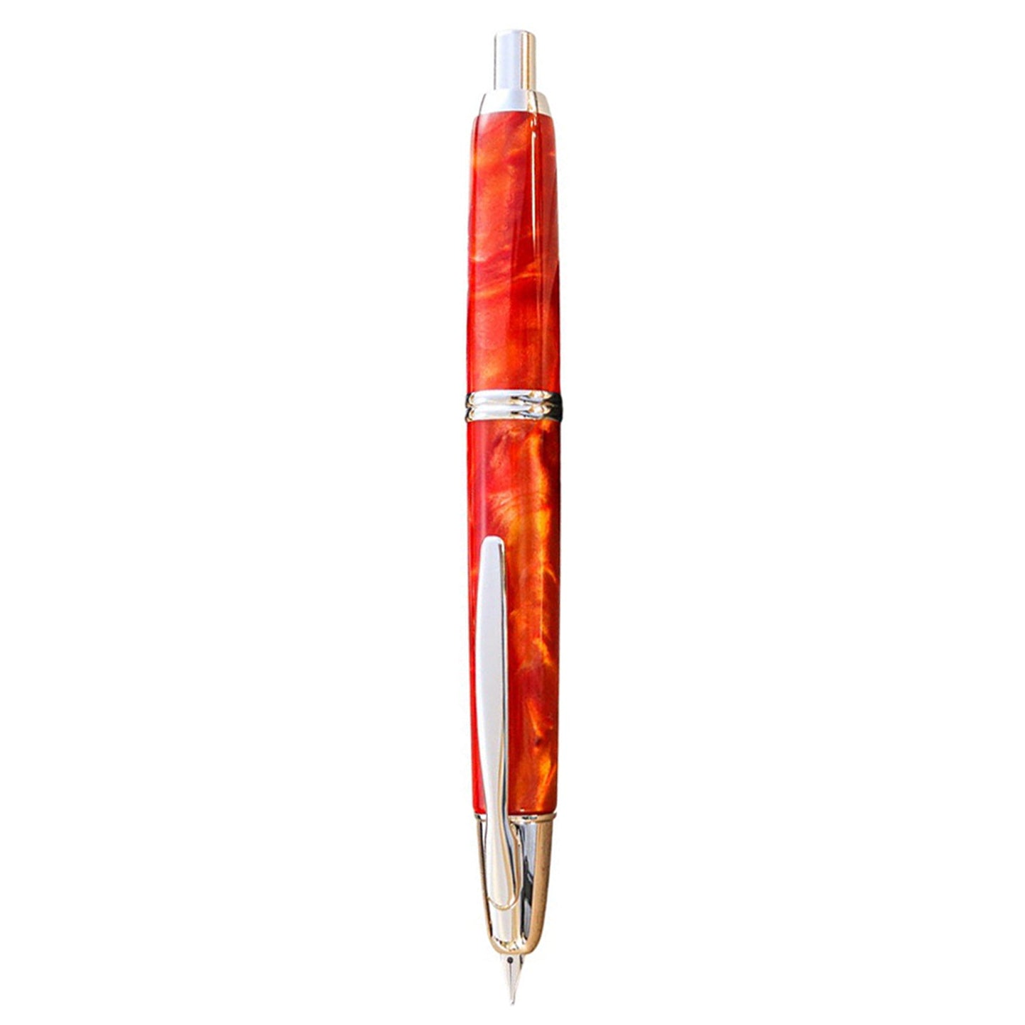 Pilot Capless Marble Orange CT Fountain Pen (Special Edition)