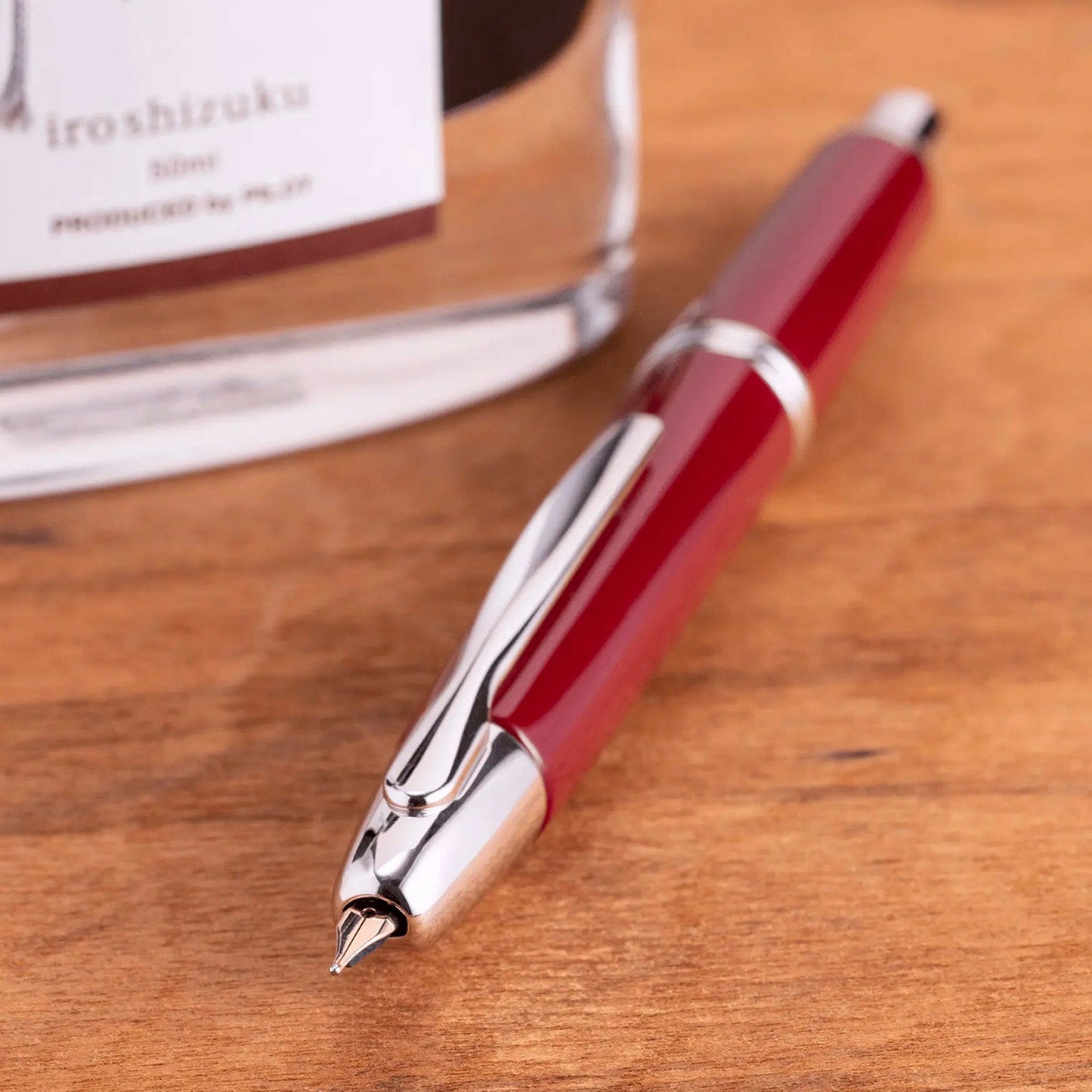 Pilot Capless Red/Rhodium CT Fountain Pen