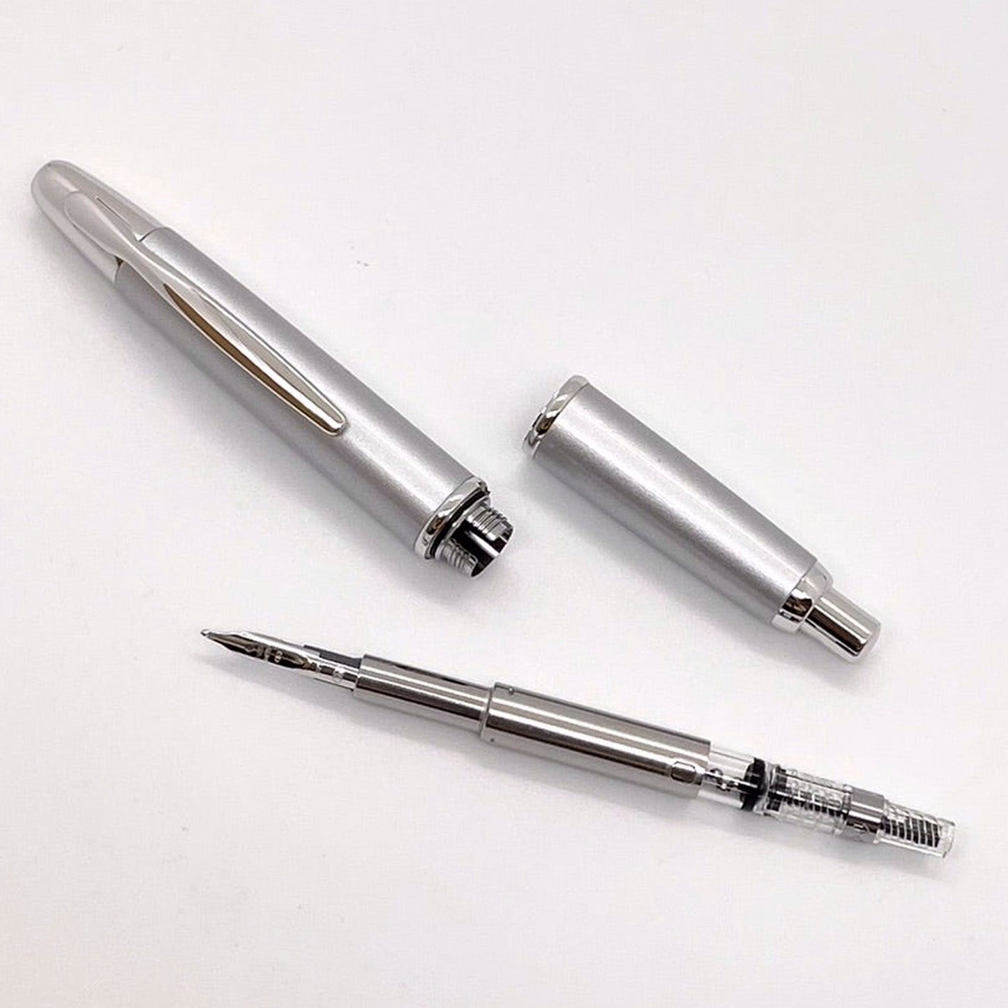 Pilot Capless Silver/Rhodium CT Fountain Pen