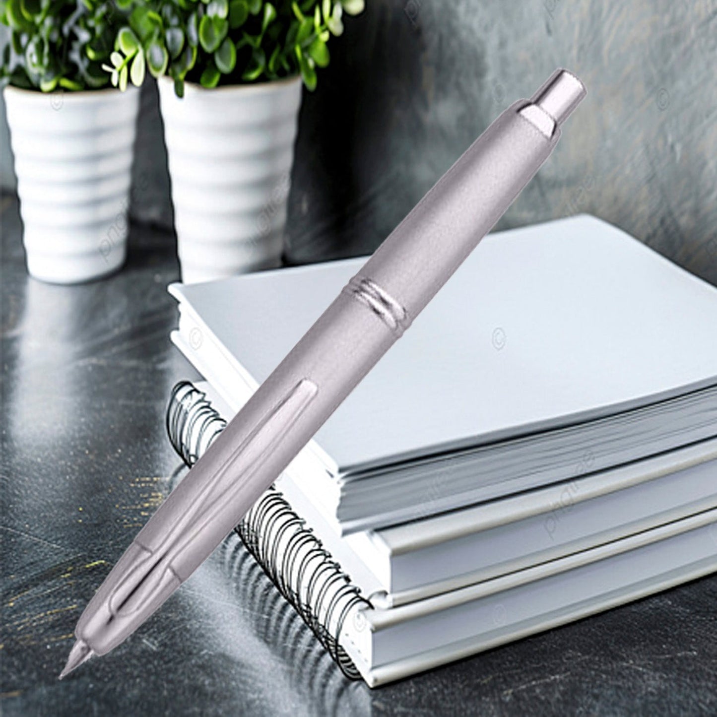 Pilot Capless Silver/Rhodium CT Fountain Pen