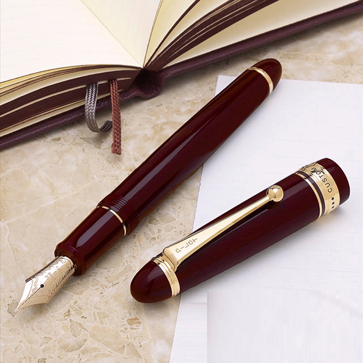 Pilot Custom 743 Red GT Fountain Pen – OnlineMantra.in