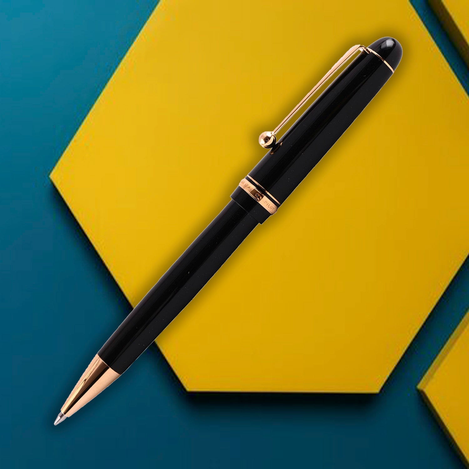 Pilot Custom 74 Black GT Ballpoint Pen BKK500RB