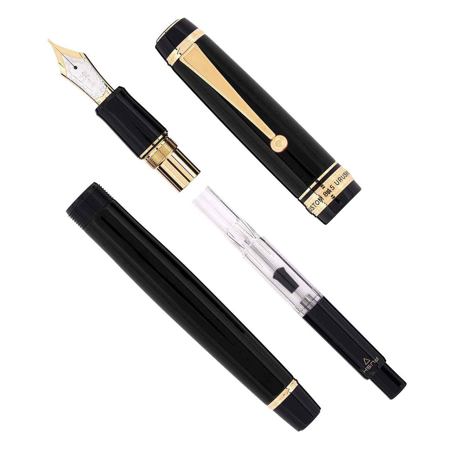 Pilot Custom 845 Black GT Fountain Pen