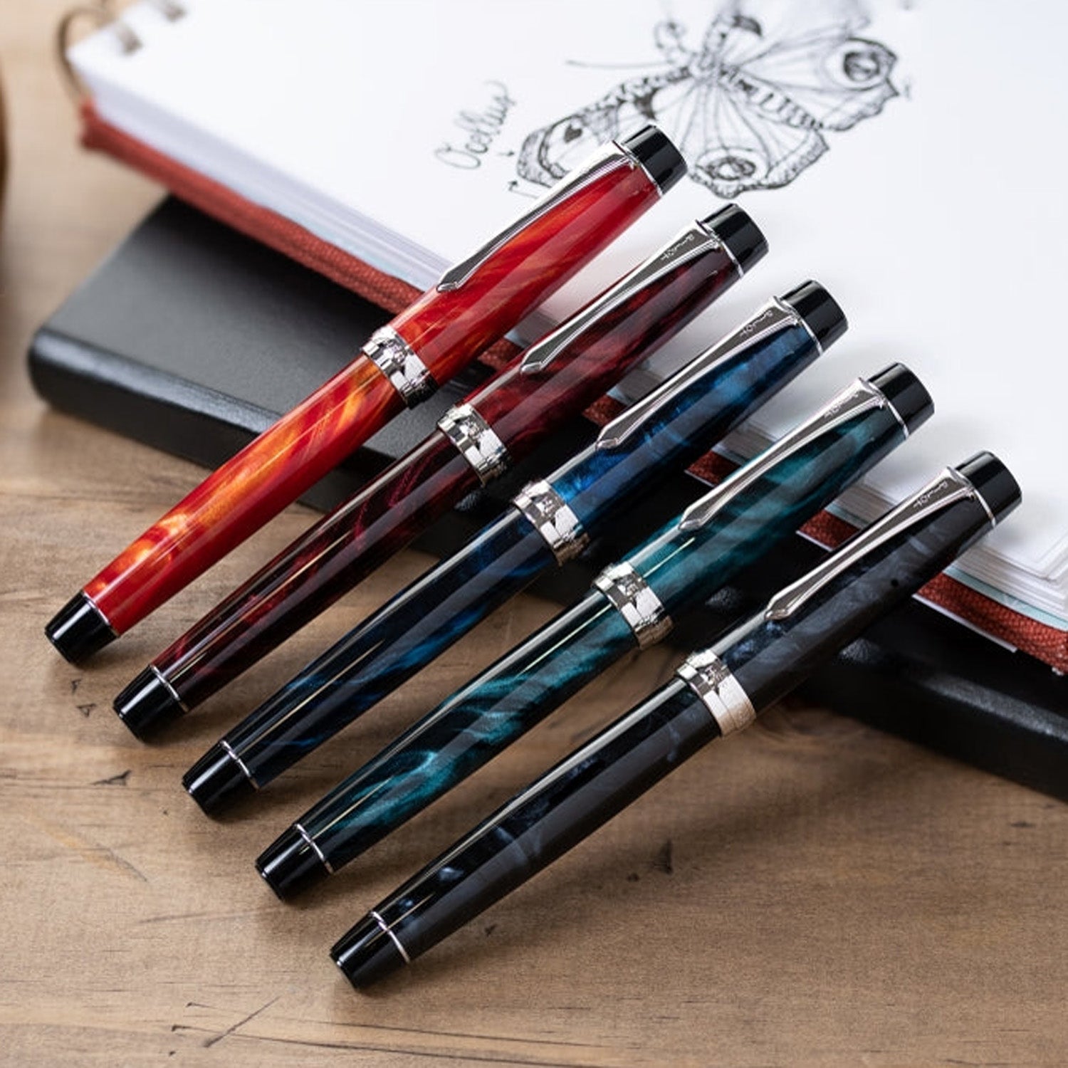 Pilot Custom Heritage SE Marble Red CT Fountain Pen