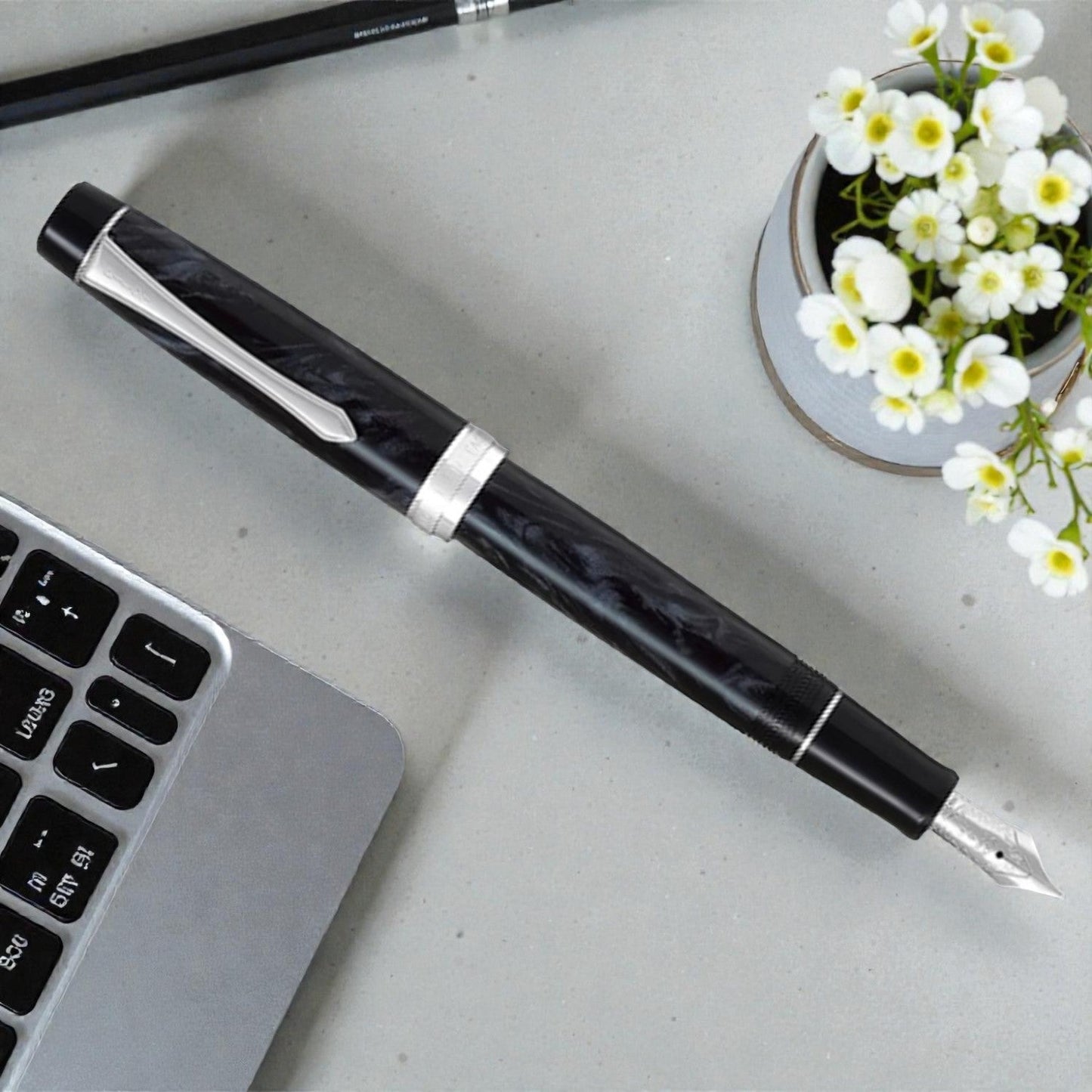 Pilot Custom Heritage SE Marble Black CT Fountain Pen